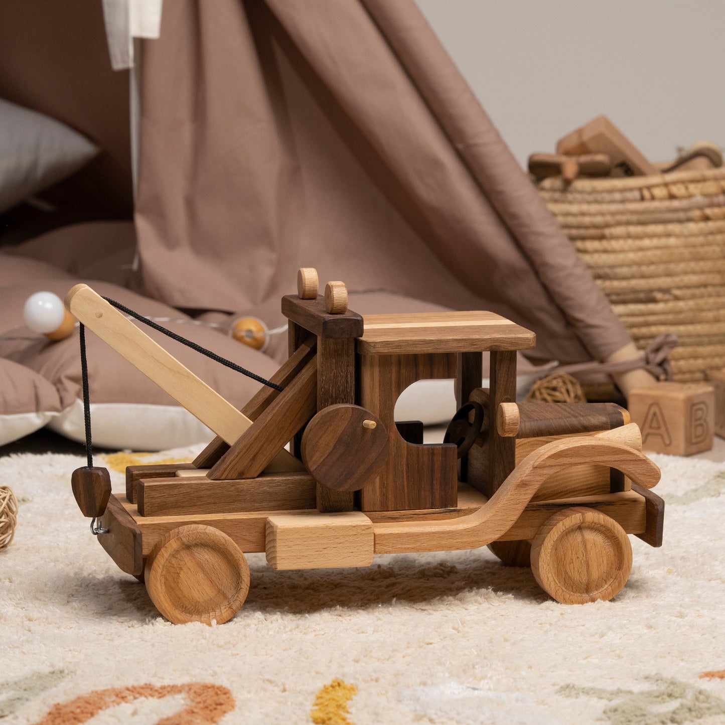 Large Wrecker Truck Toy
