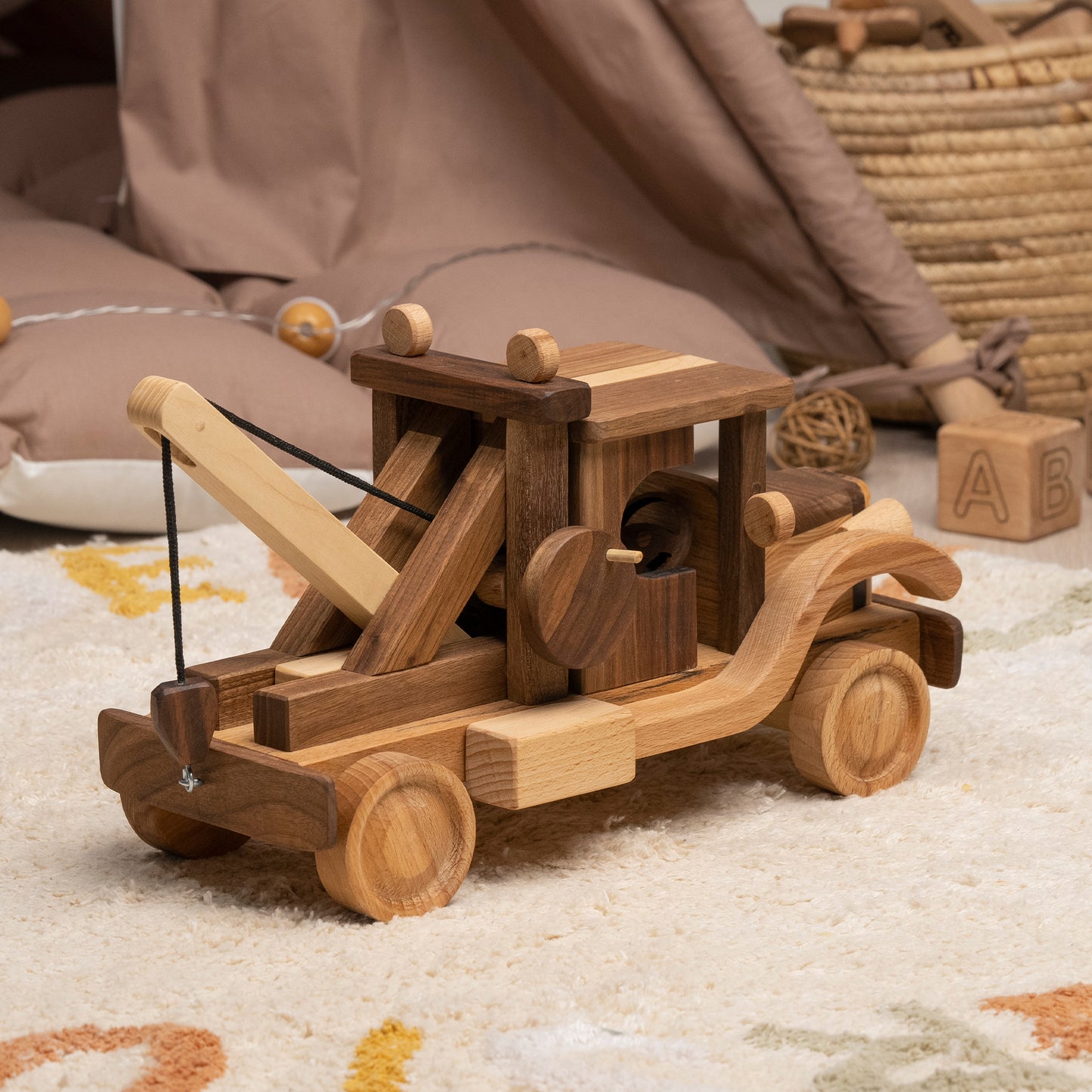 Large Wrecker Truck Toy