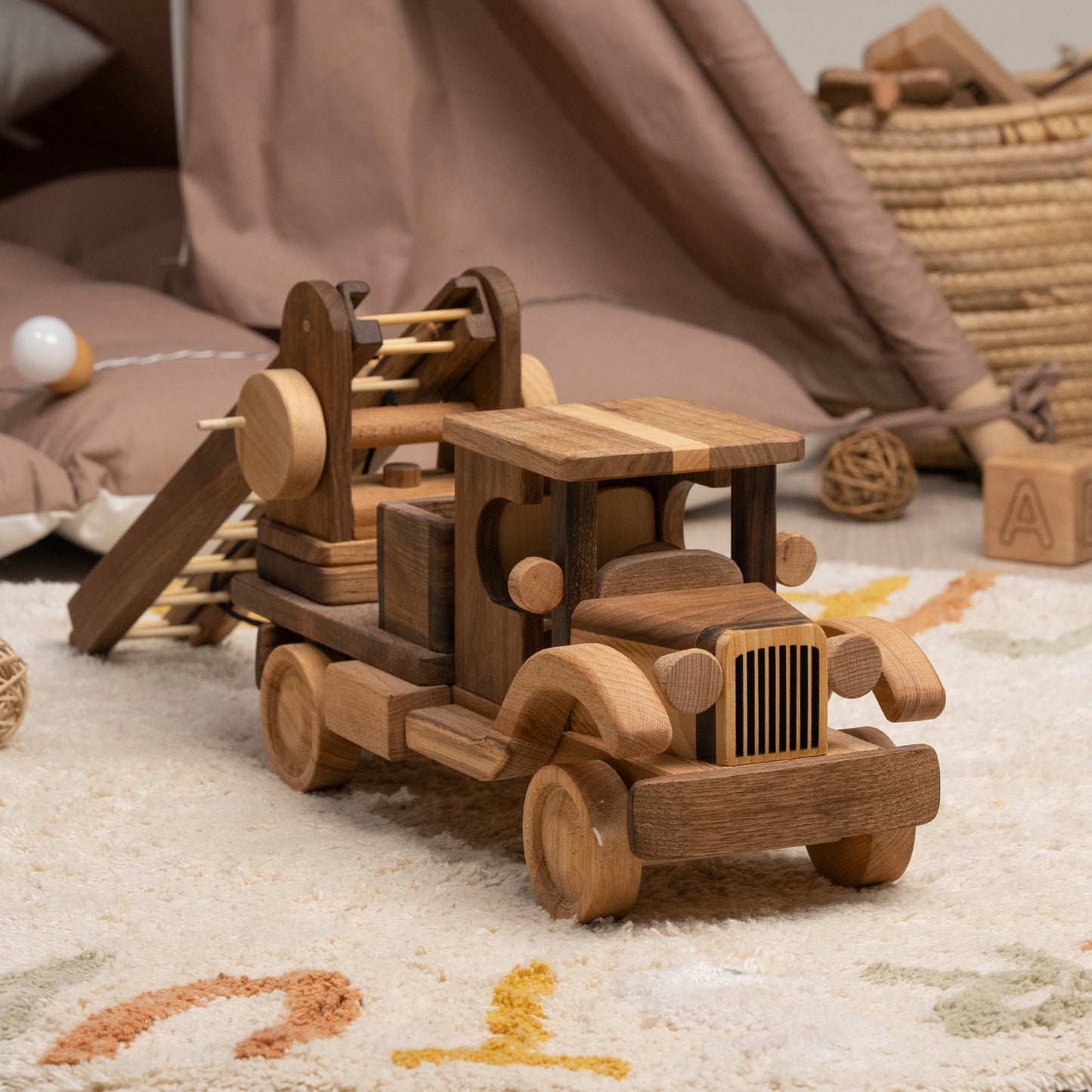 Large Fire Truck Toy / PERSONALIZED