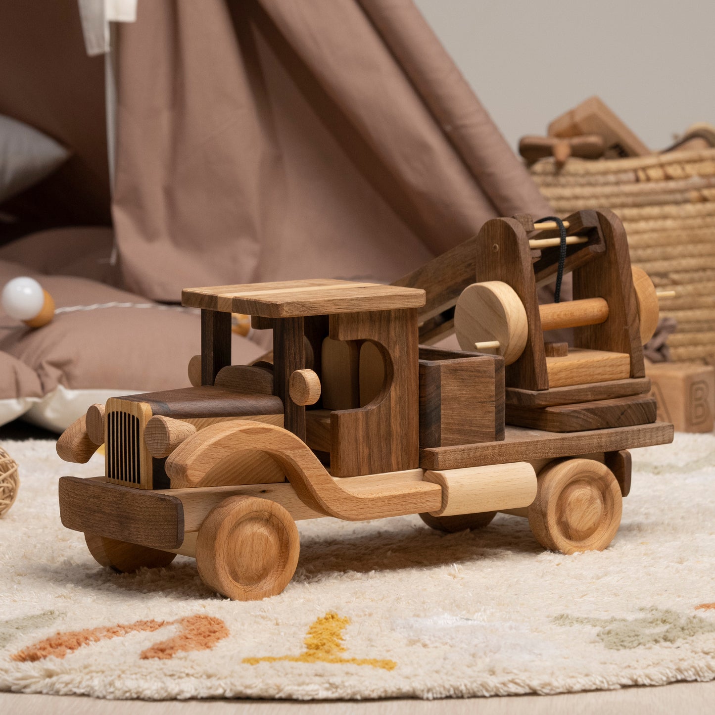 Large Fire Truck Toy / PERSONALIZED