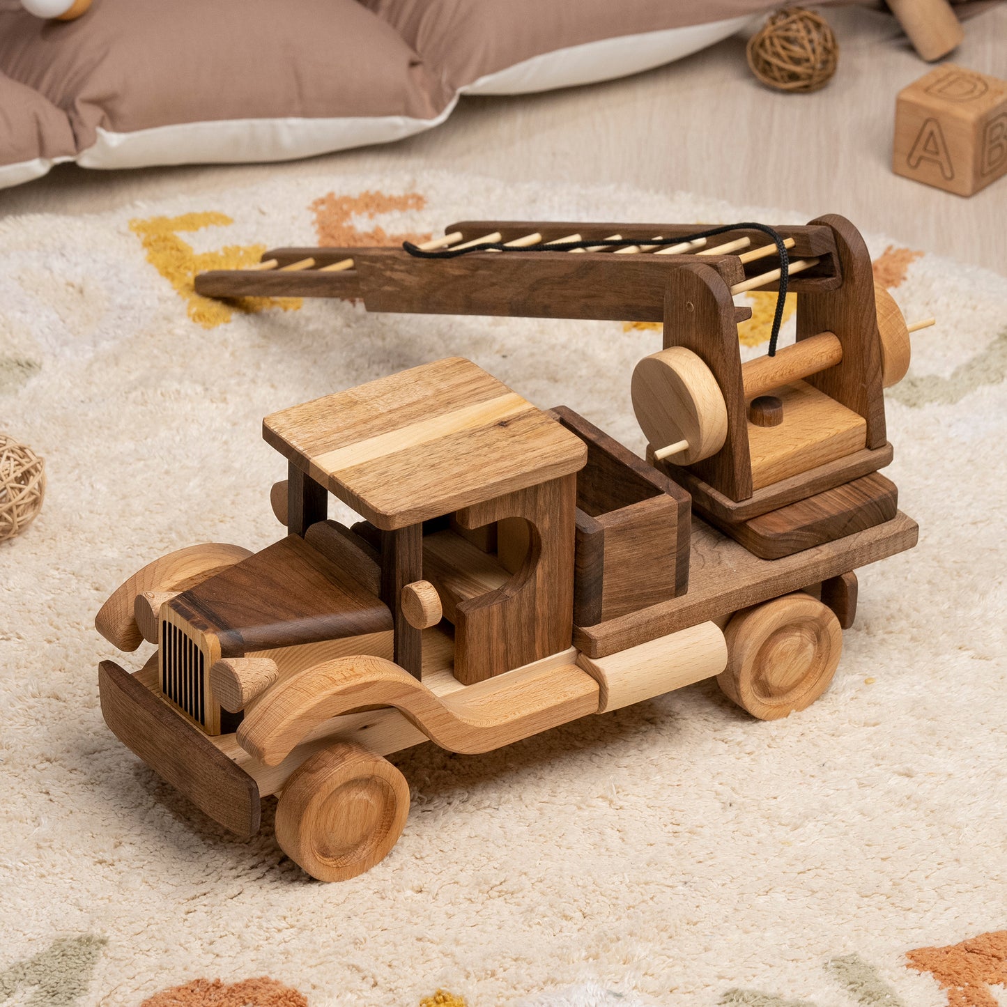 Large Fire Truck Toy / PERSONALIZED