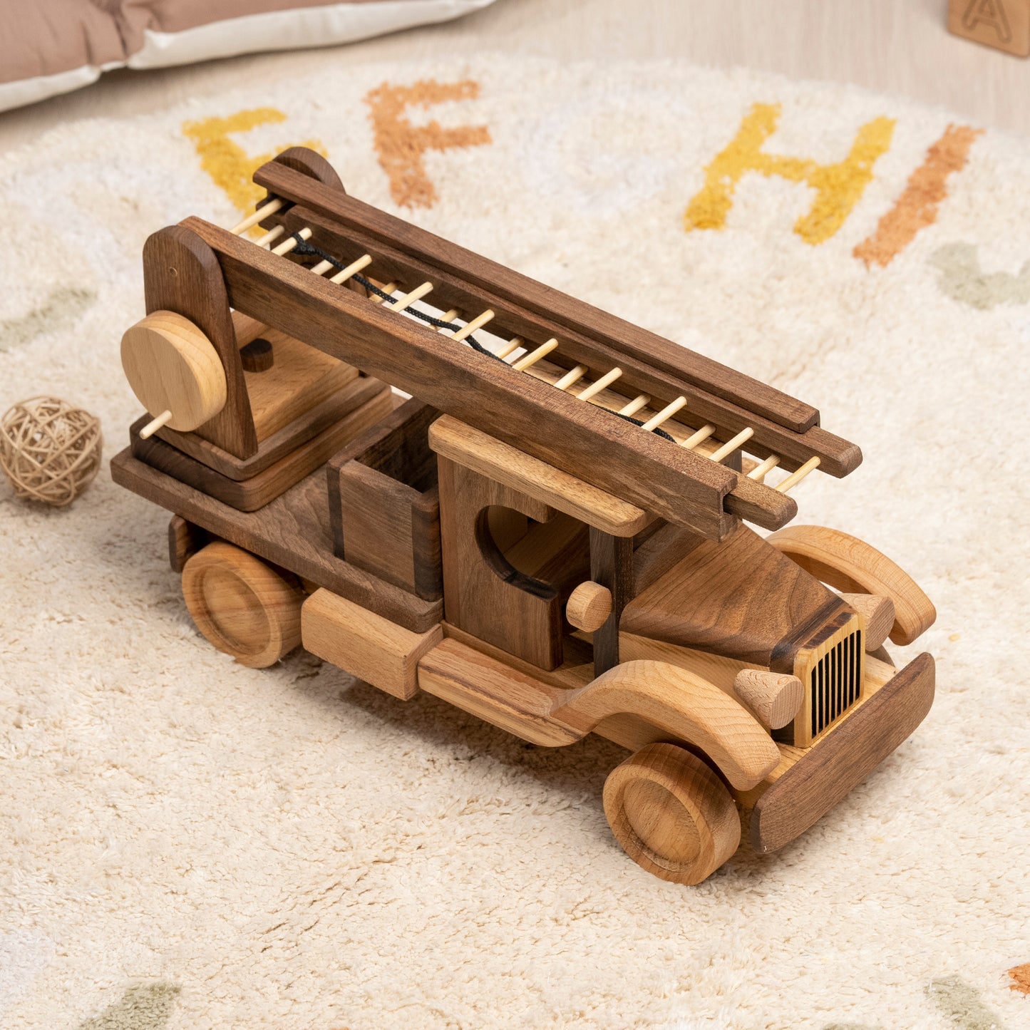 Large Fire Truck Toy / PERSONALIZED