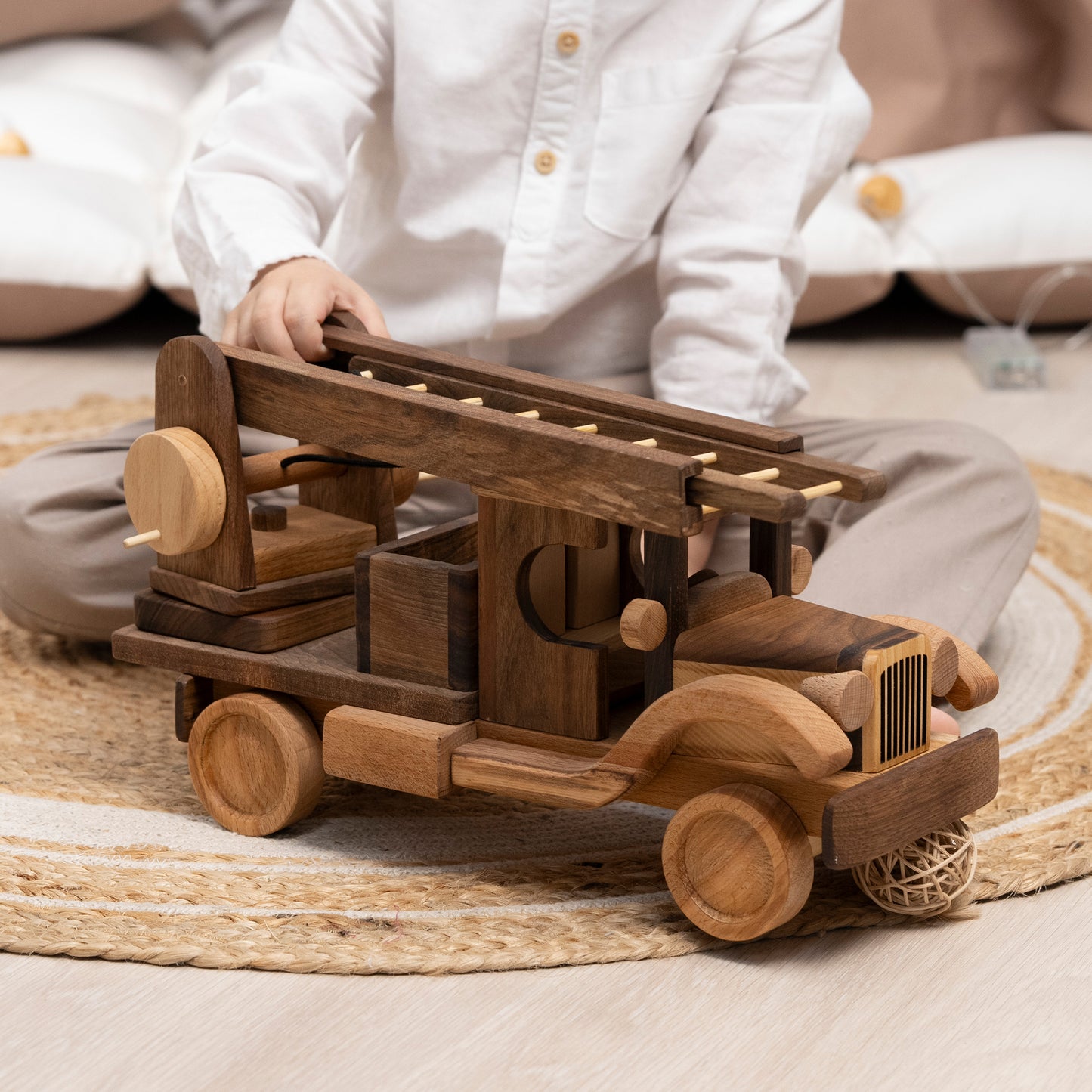 Large Fire Truck Toy / PERSONALIZED