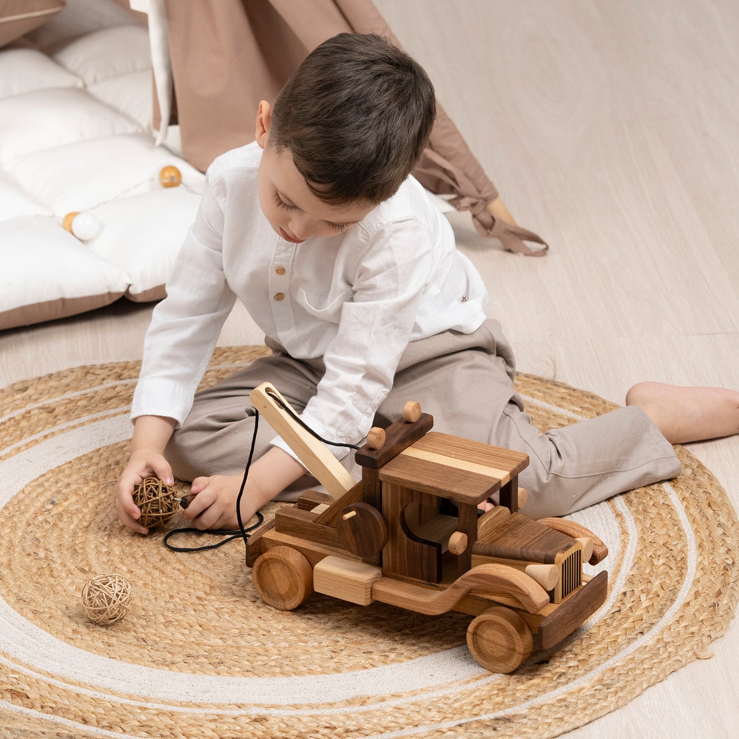 Large Wrecker Truck Toy