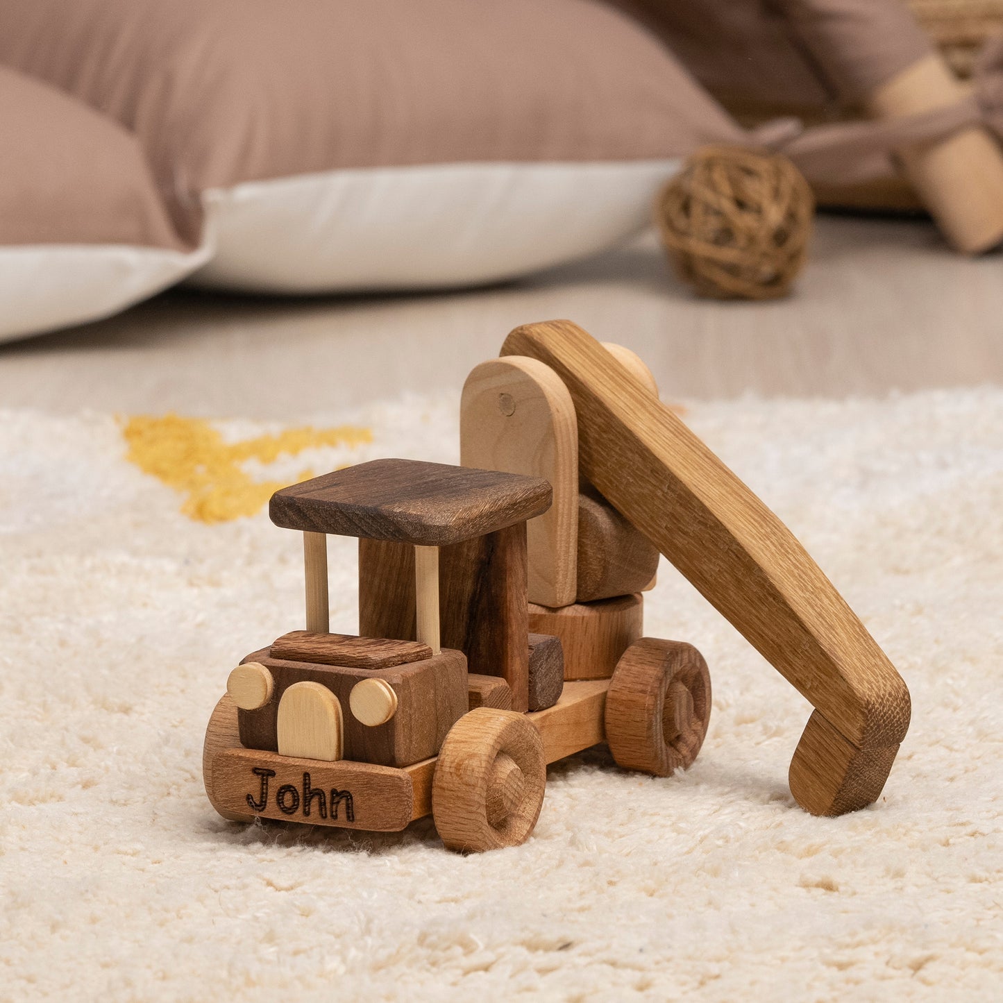 Handcrafted Toy Crane