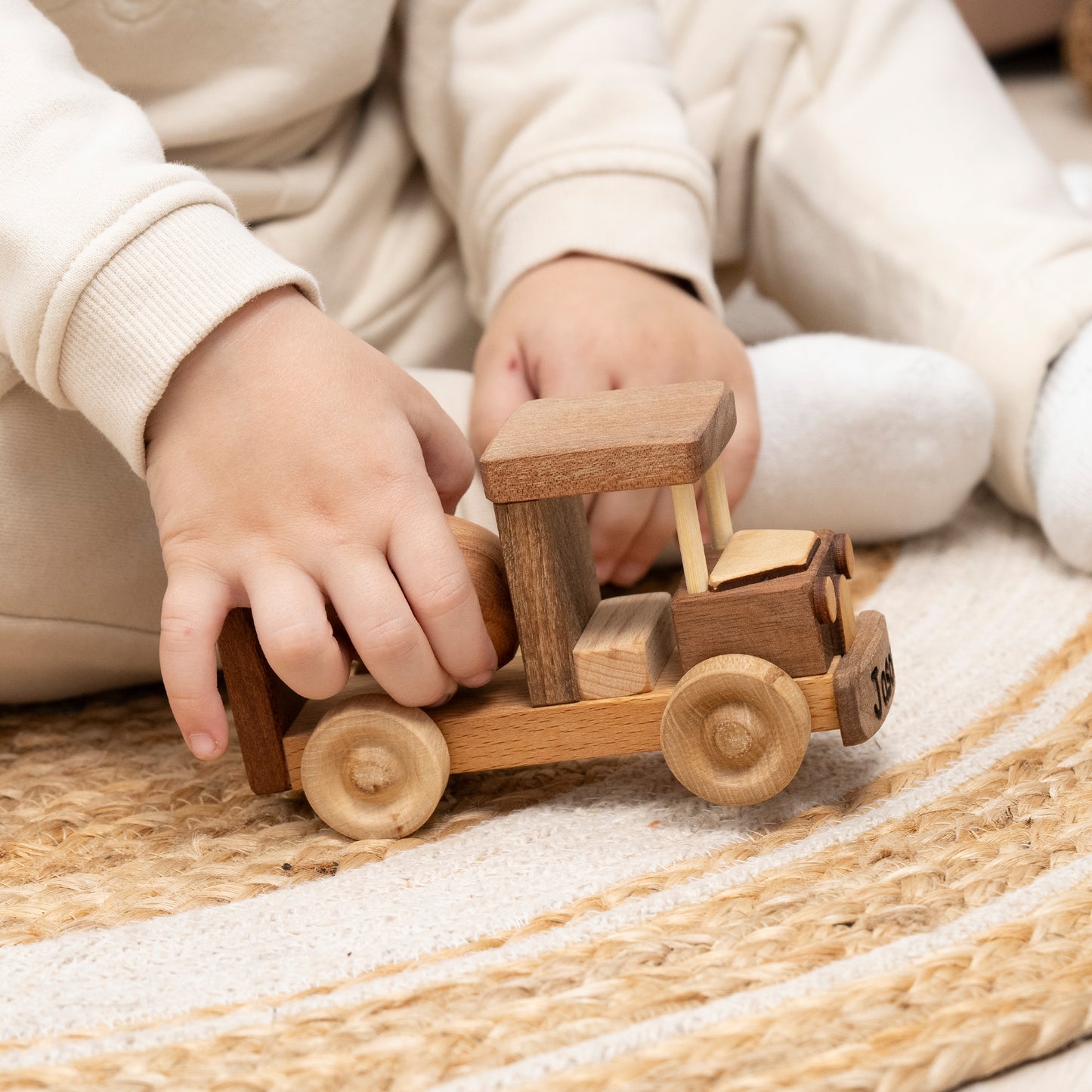 Wooden Toy Cement Mixer