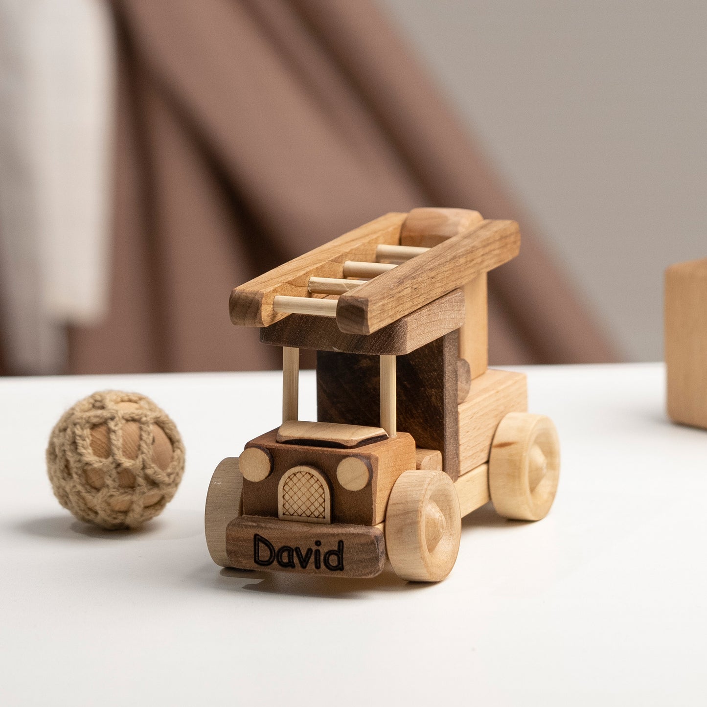 Personalized Fire Truck Toy