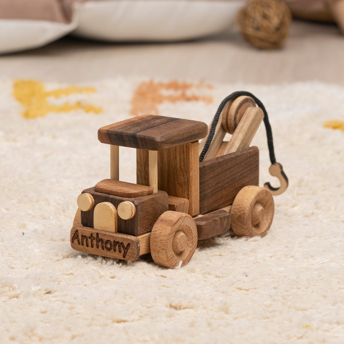 Mini Truck Toy / Personalized with Name Engraving