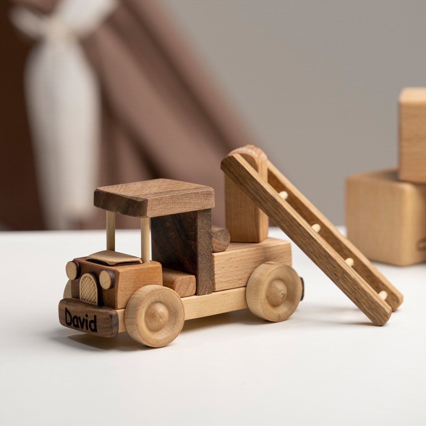 Personalized Fire Truck Toy