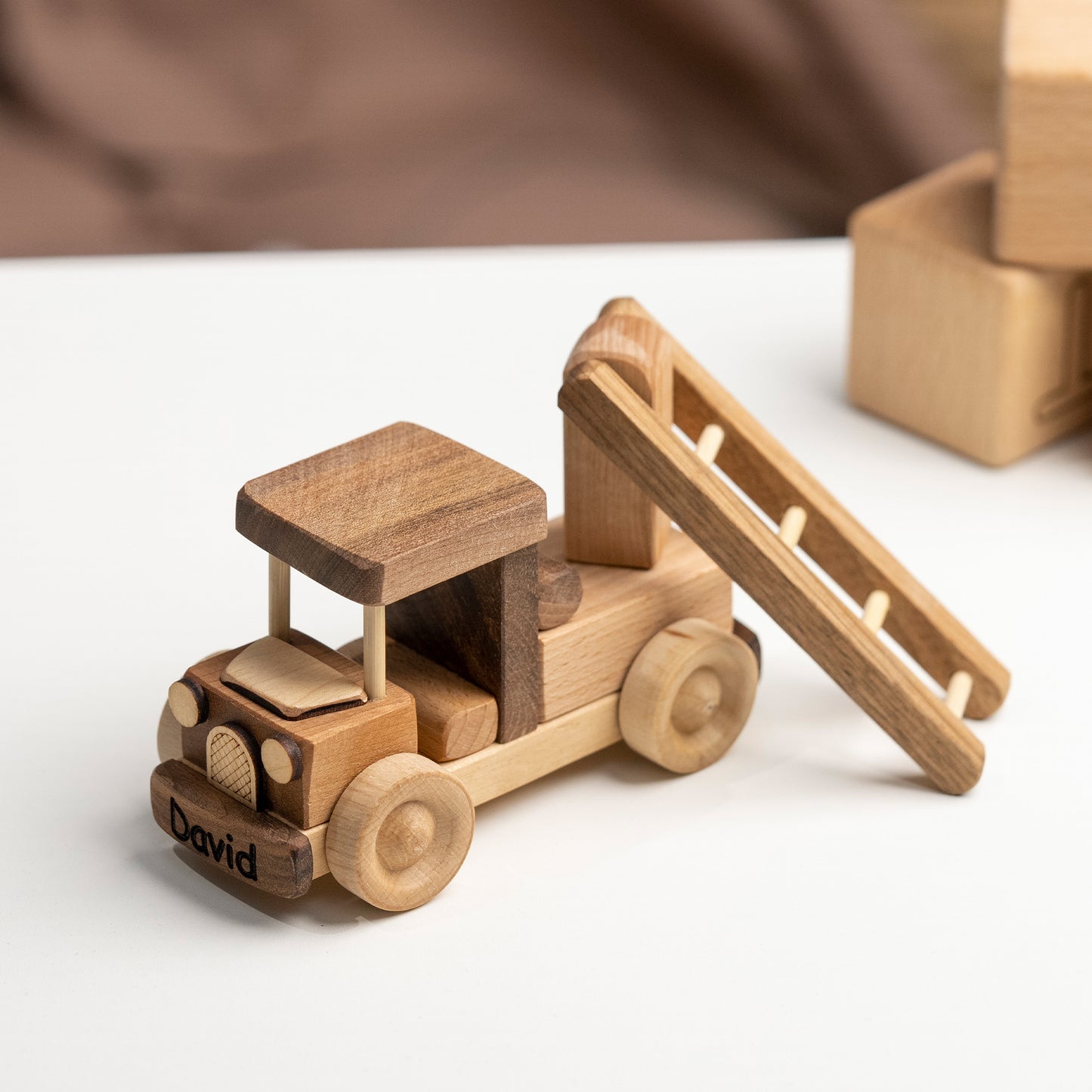 Personalized Fire Truck Toy