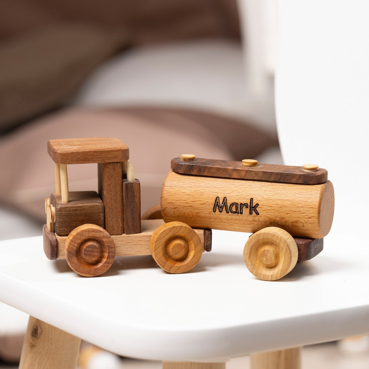 Personalized Water Truck Toy - 1st Birthday Gift