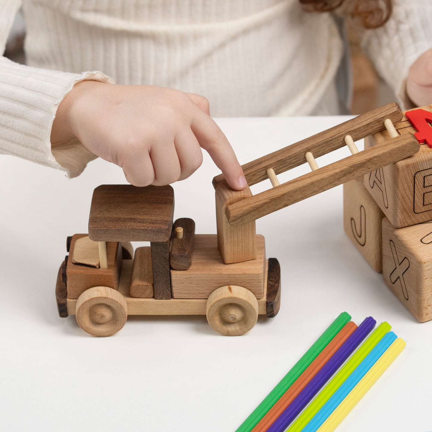 Personalized Fire Truck Toy