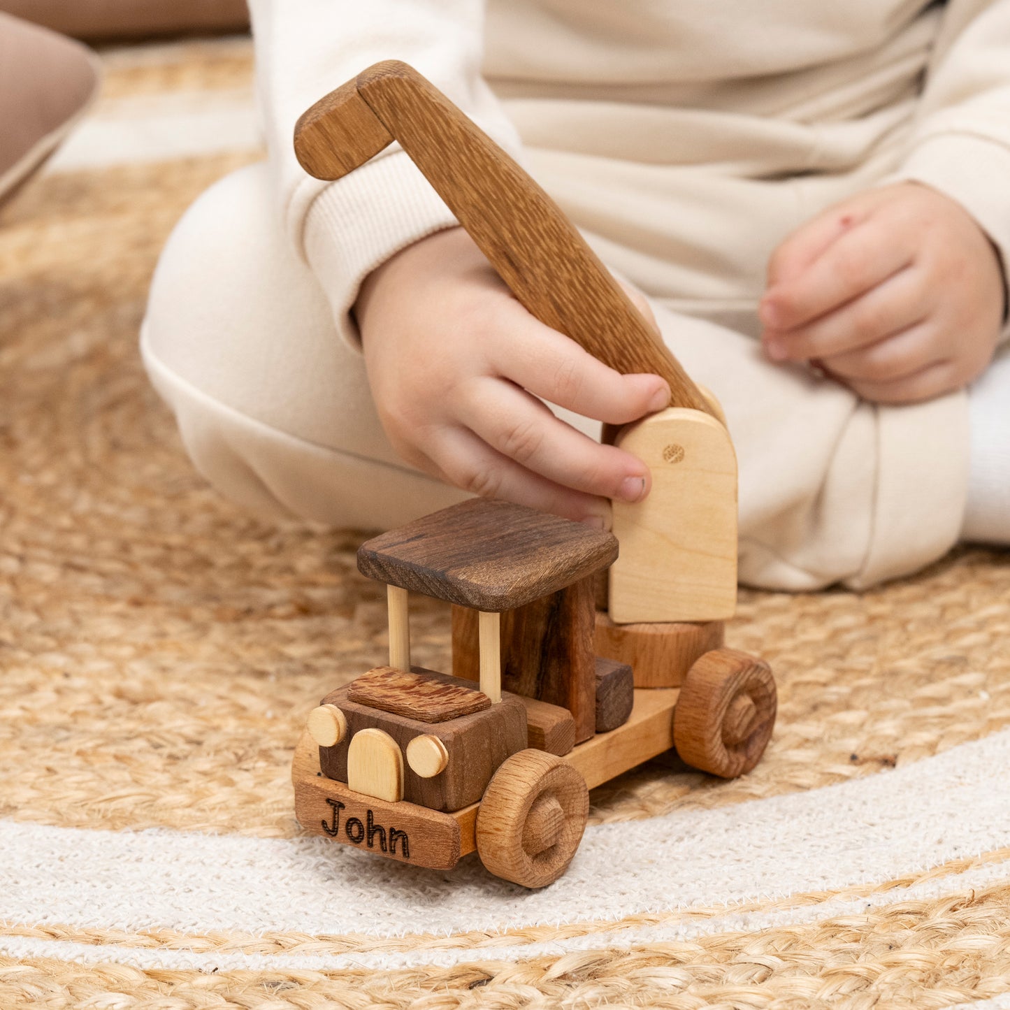 Handcrafted Toy Crane