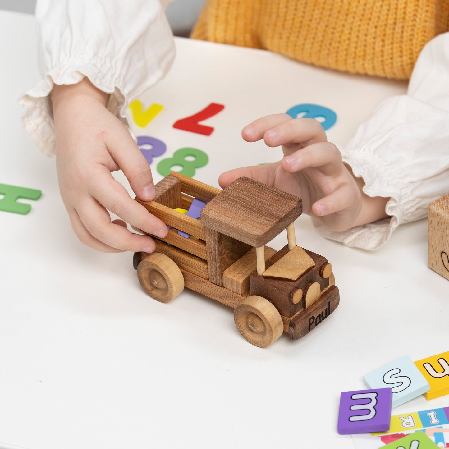 Handcrafted Mini Toy Truck,