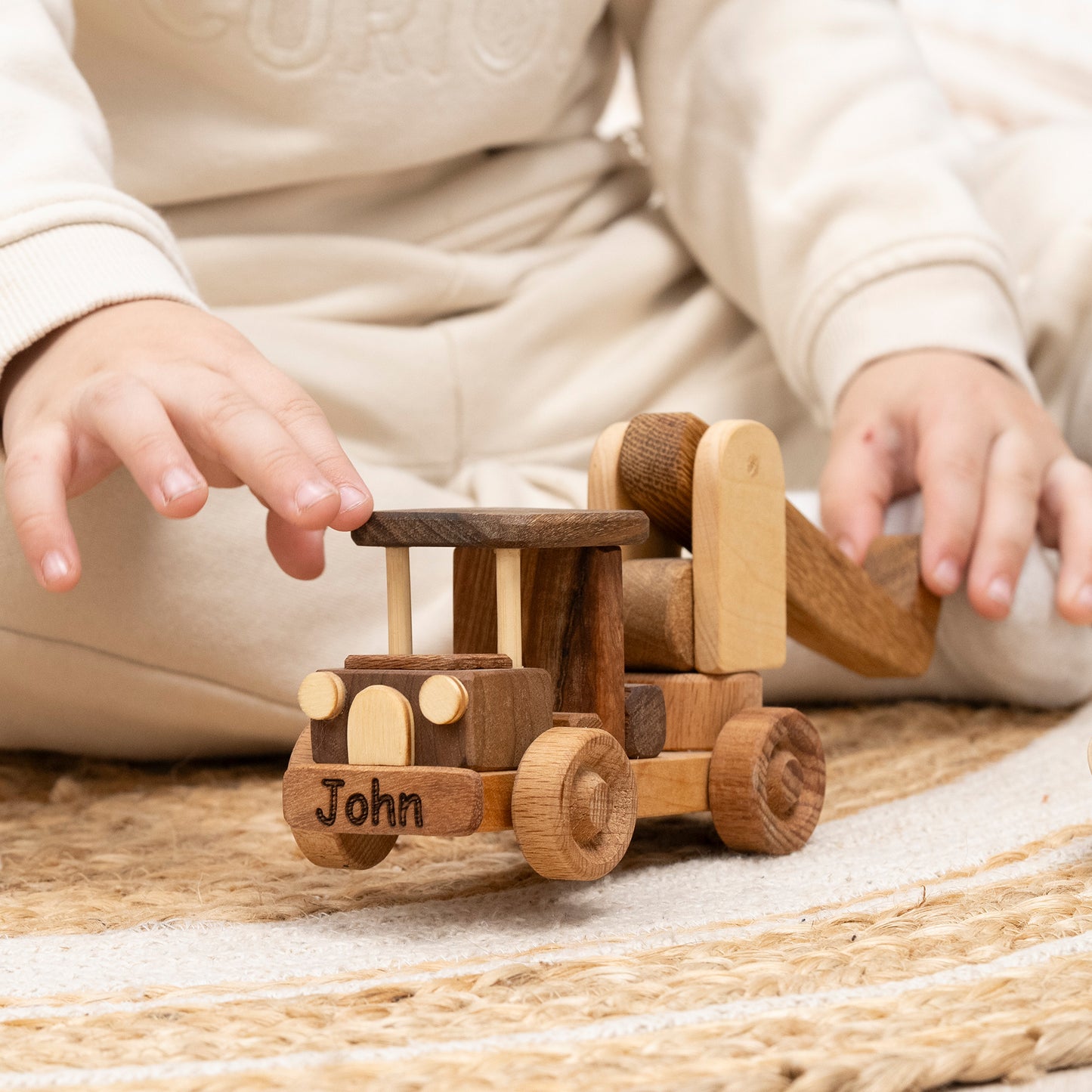 Handcrafted Toy Crane