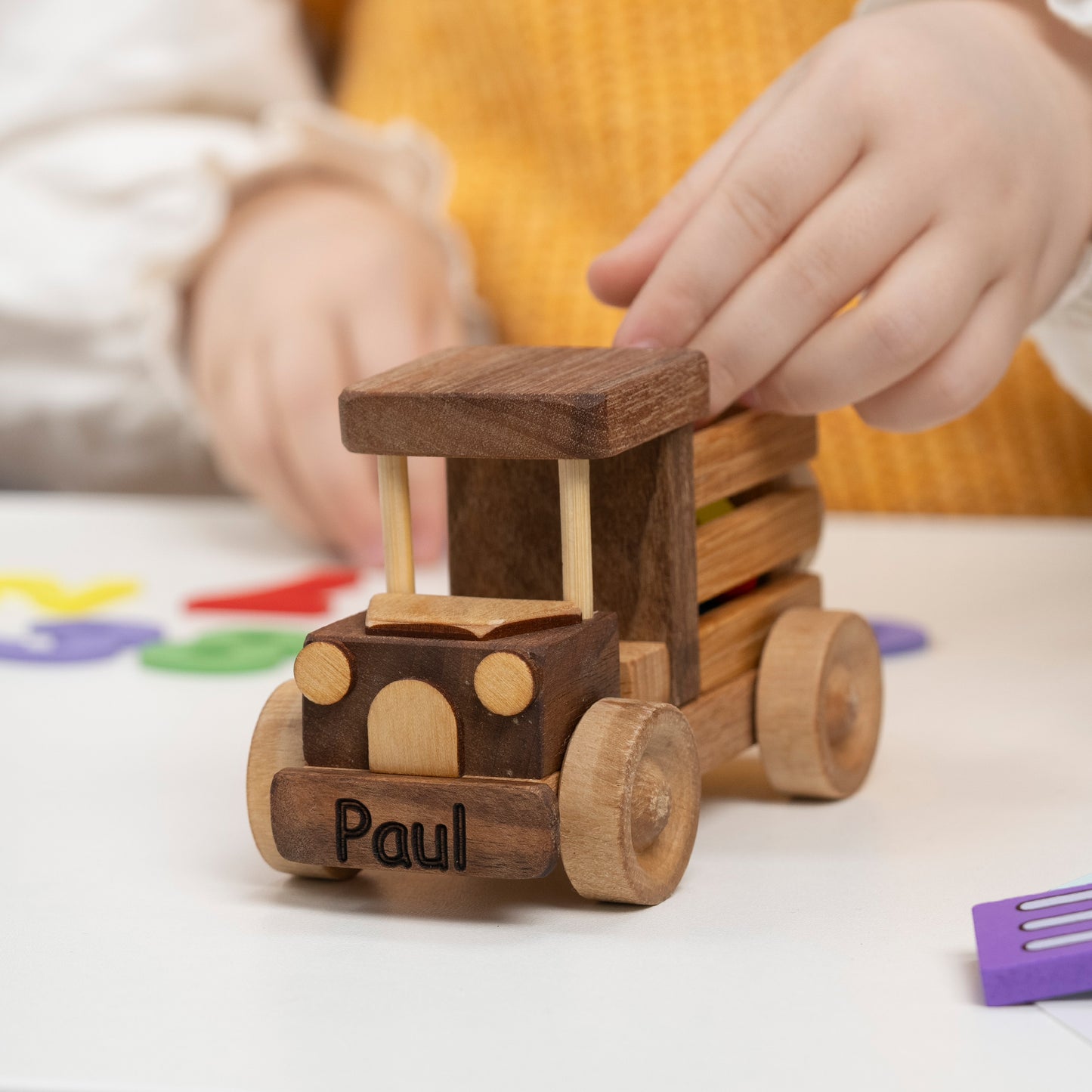 Handcrafted Mini Toy Truck,