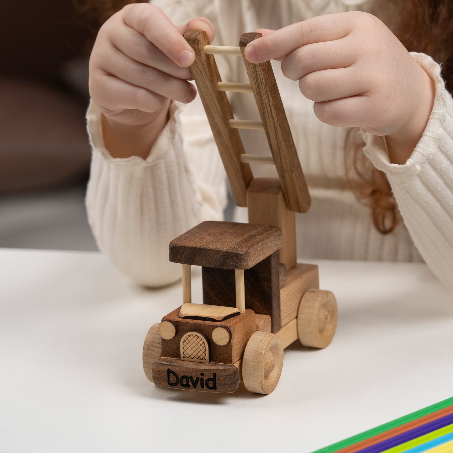 Personalized Fire Truck Toy