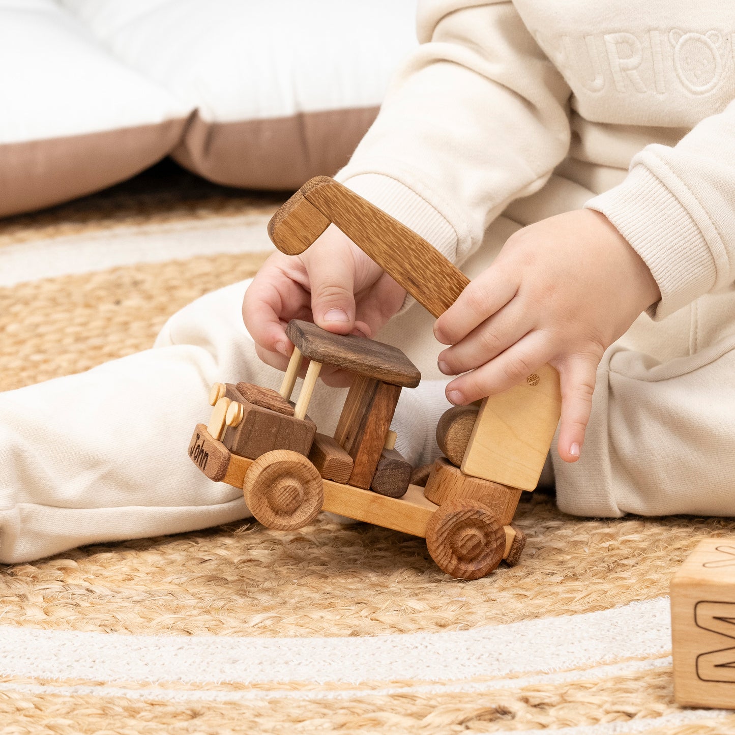 Handcrafted Toy Crane