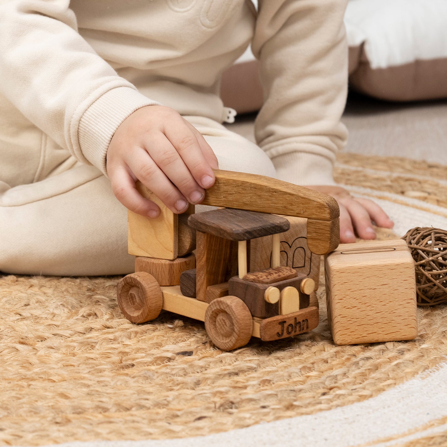 Handcrafted Toy Crane