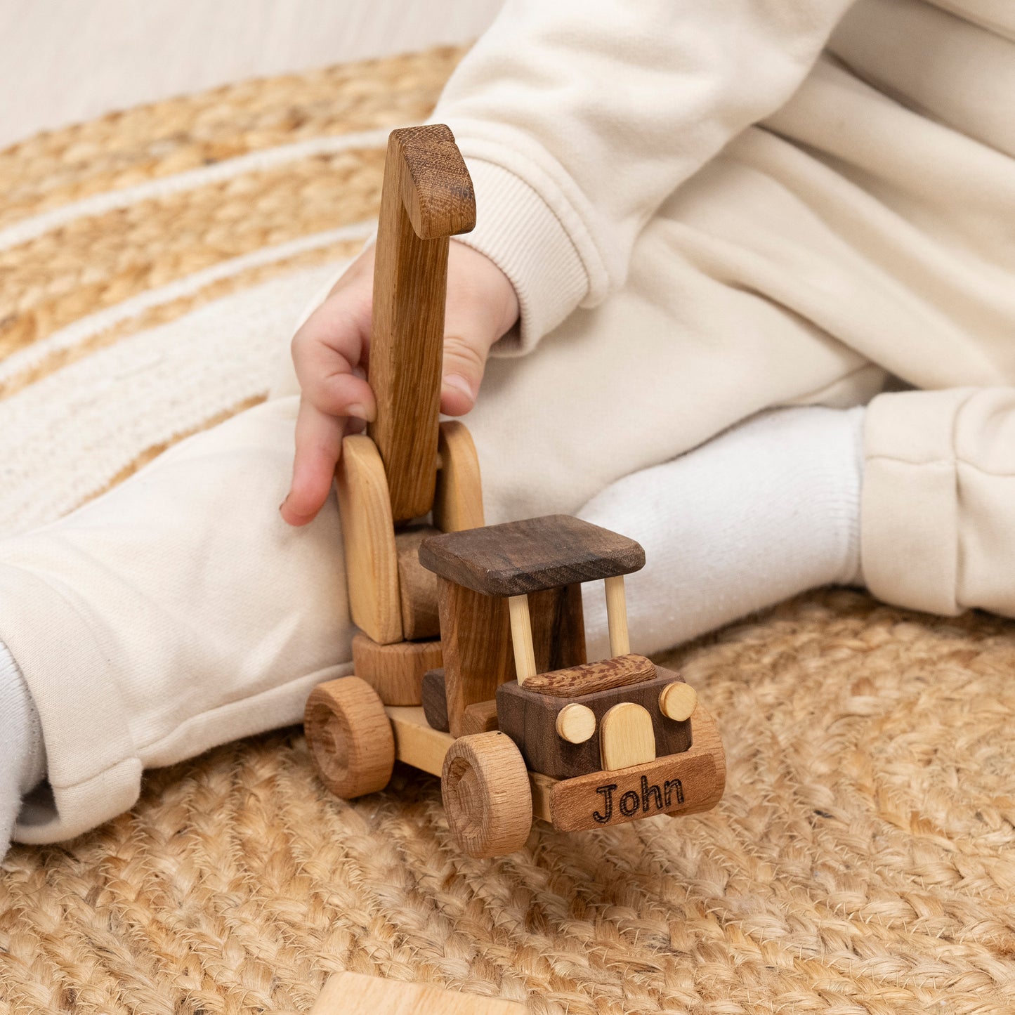 Handcrafted Toy Crane