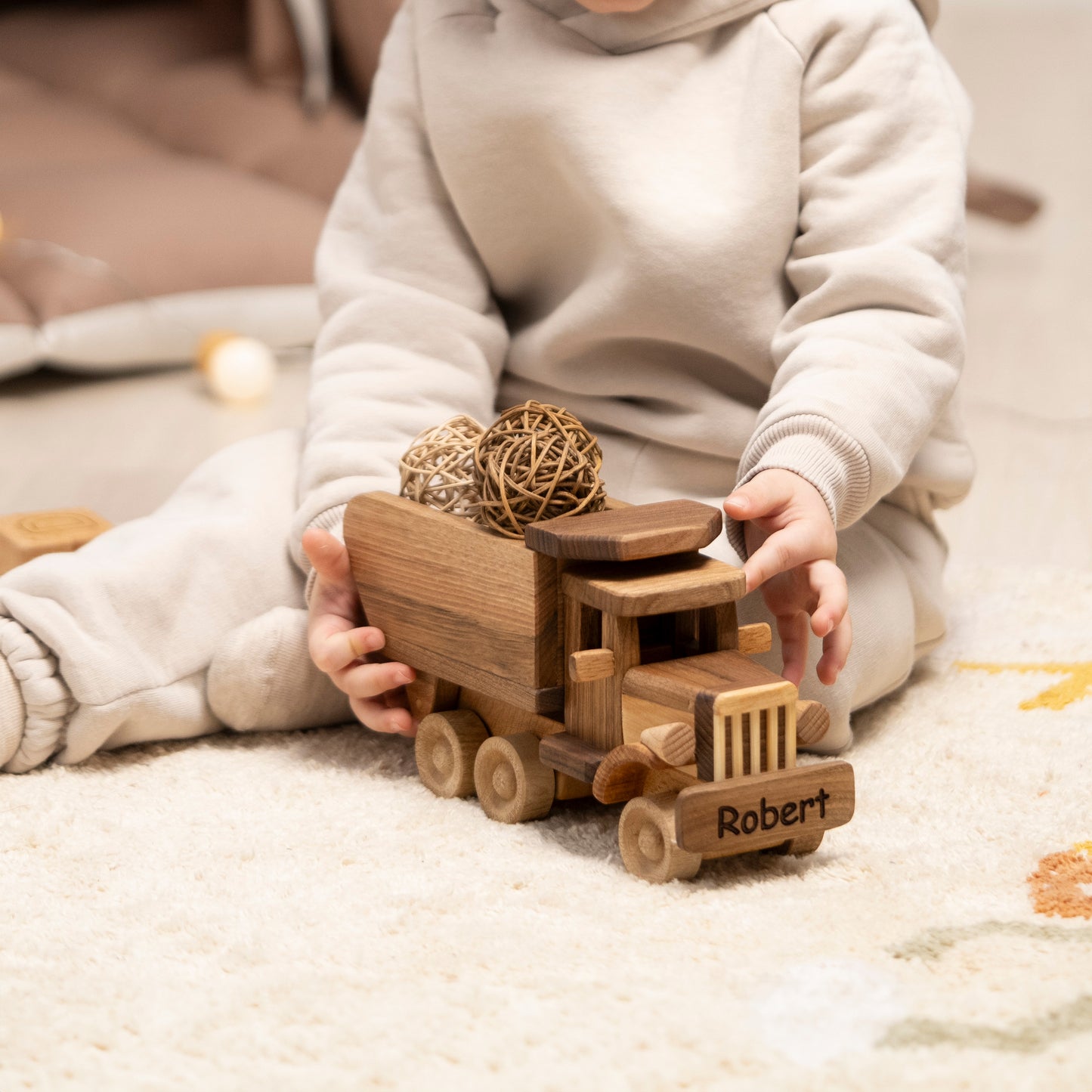Personalized Wooden Truck