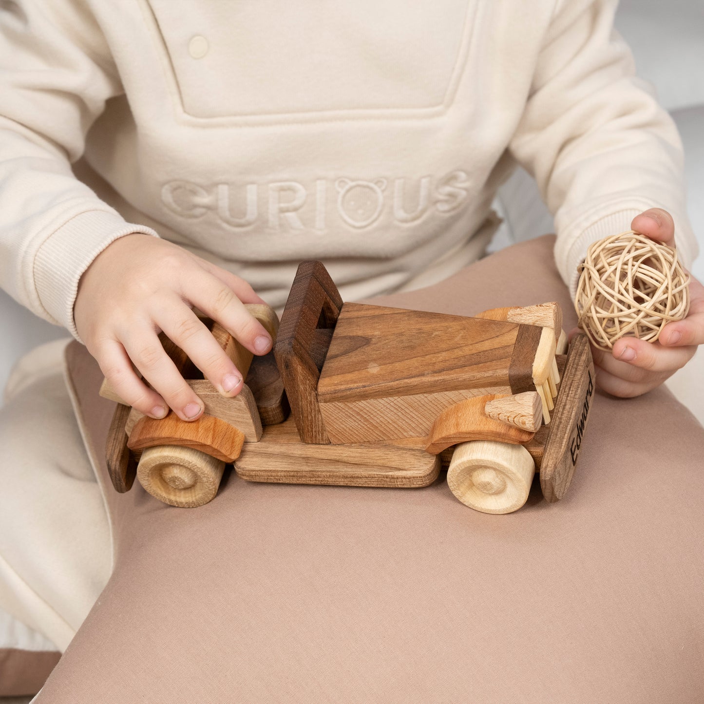 Personalized Retro Car / Wood Car Toy