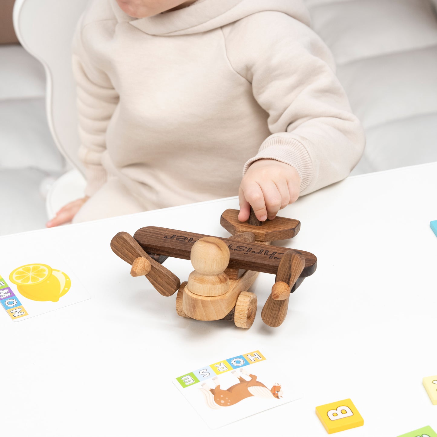 Wooden Airplane. Personalized Toys