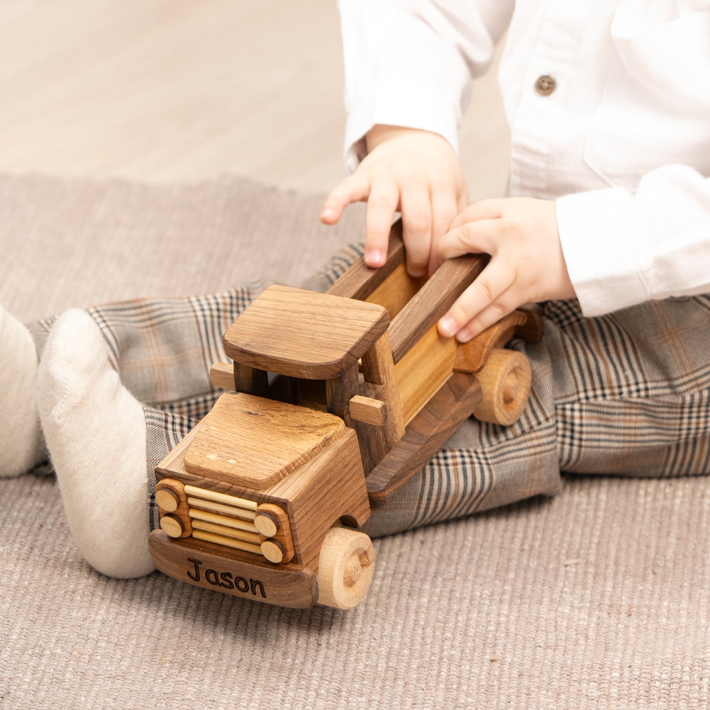 Wooden Pickup Car