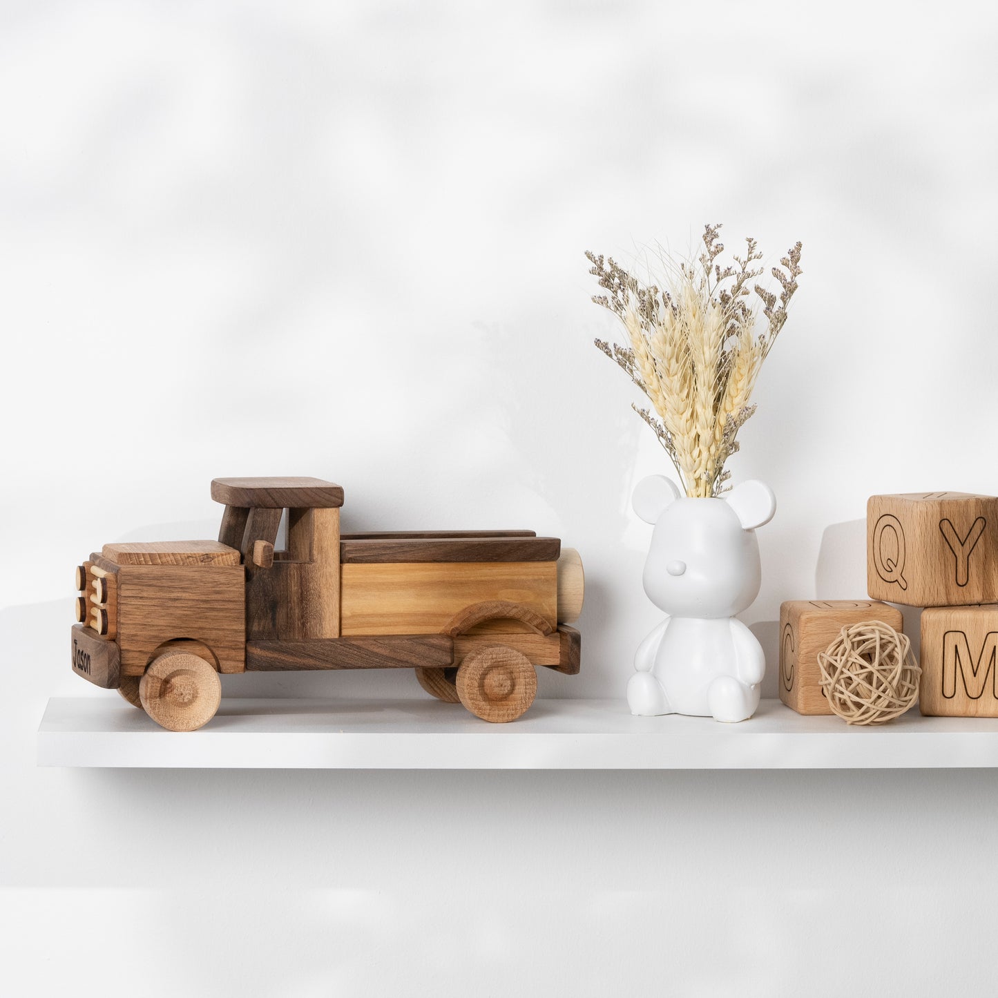 Wooden Pickup Car