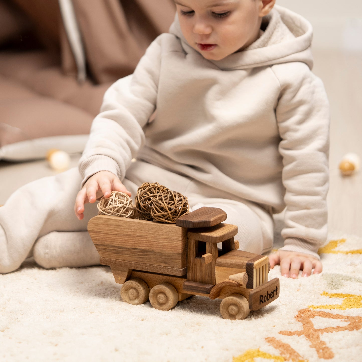 Personalized Wooden Truck