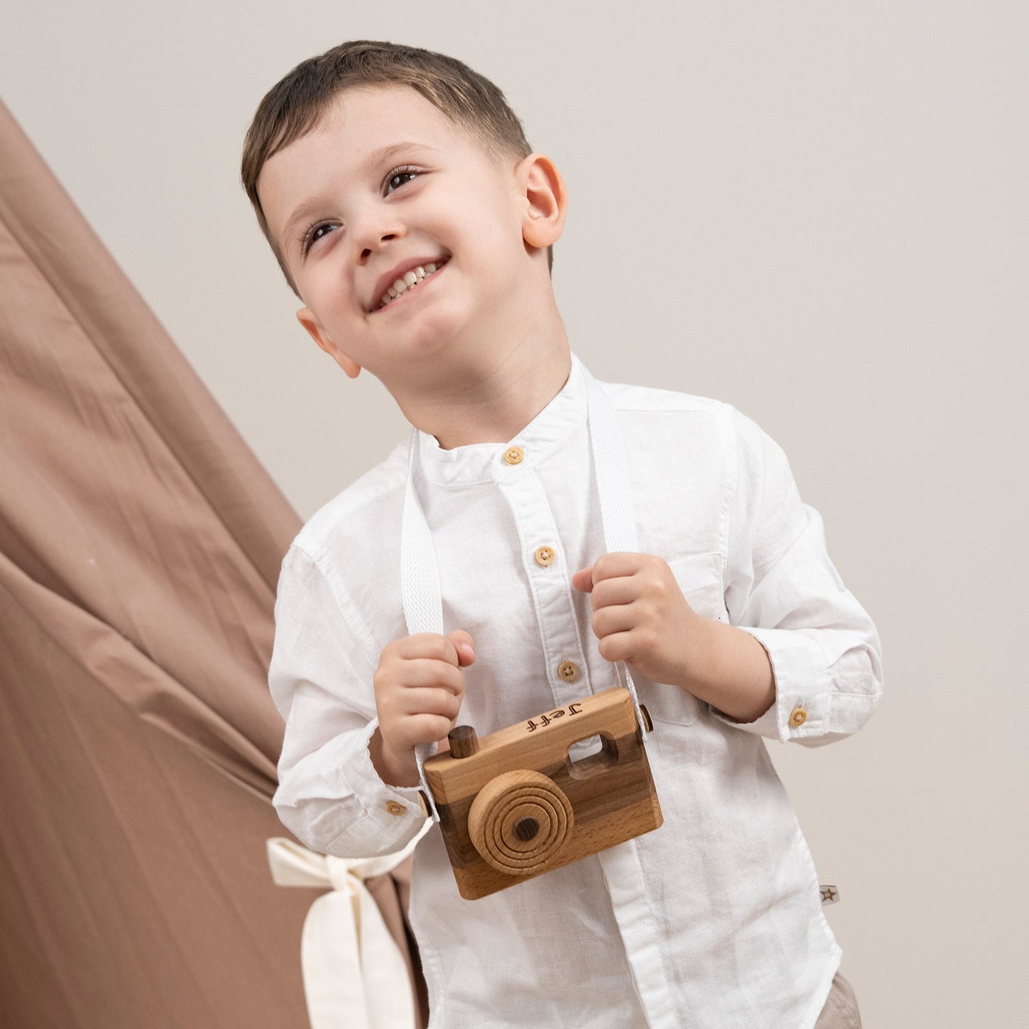 Wooden Camera Toy, Baby Toddler Toys, Kids Pretend Play, Personalized Gifts For Kids / HANDMADE