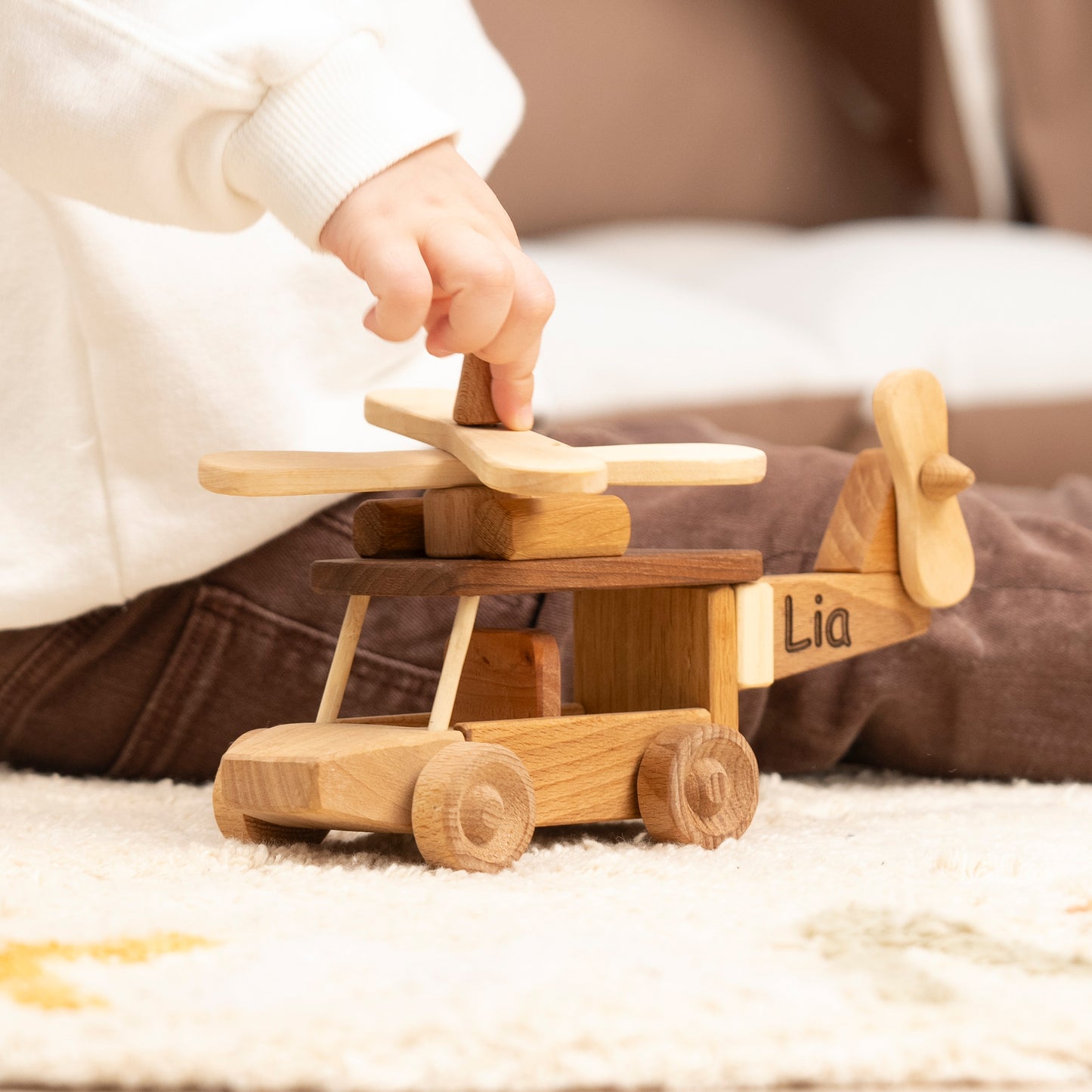 Baby Toy Helicopter With Name