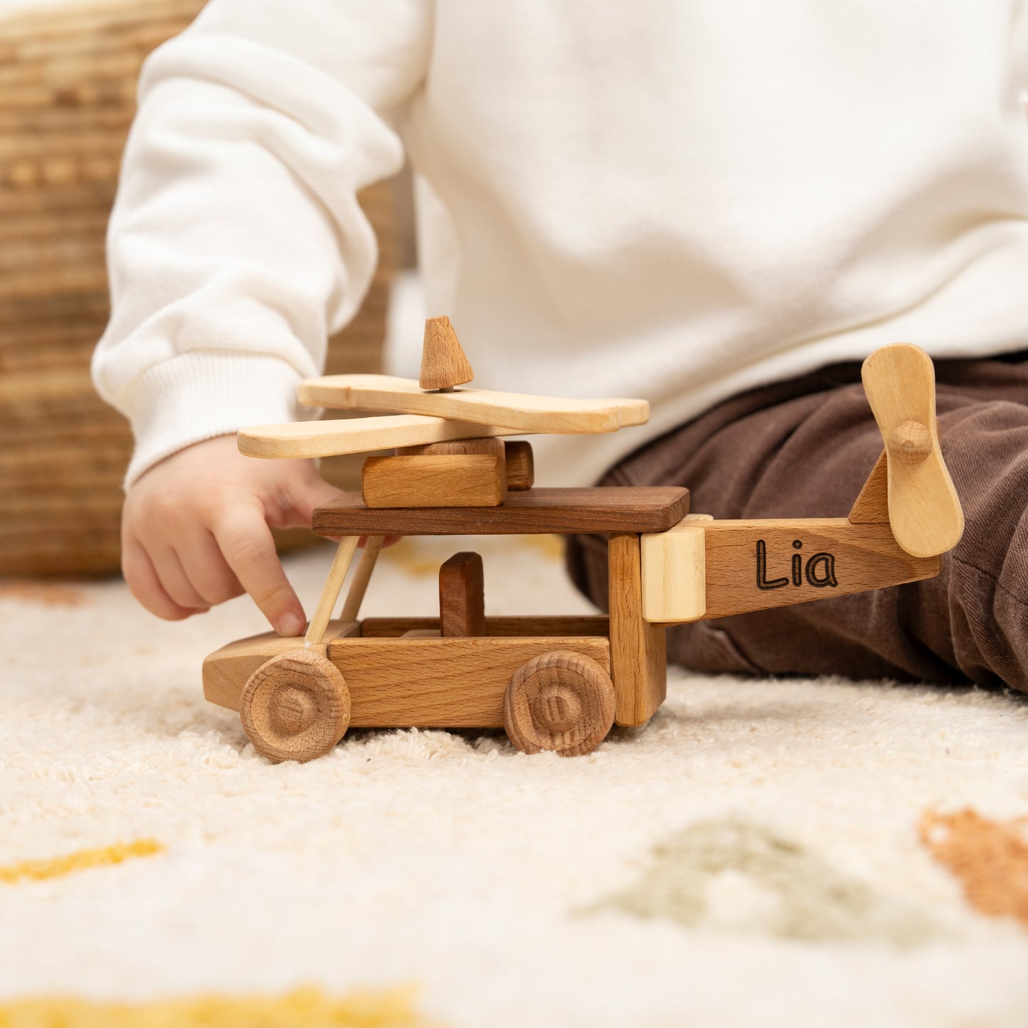 Baby Toy Helicopter With Name
