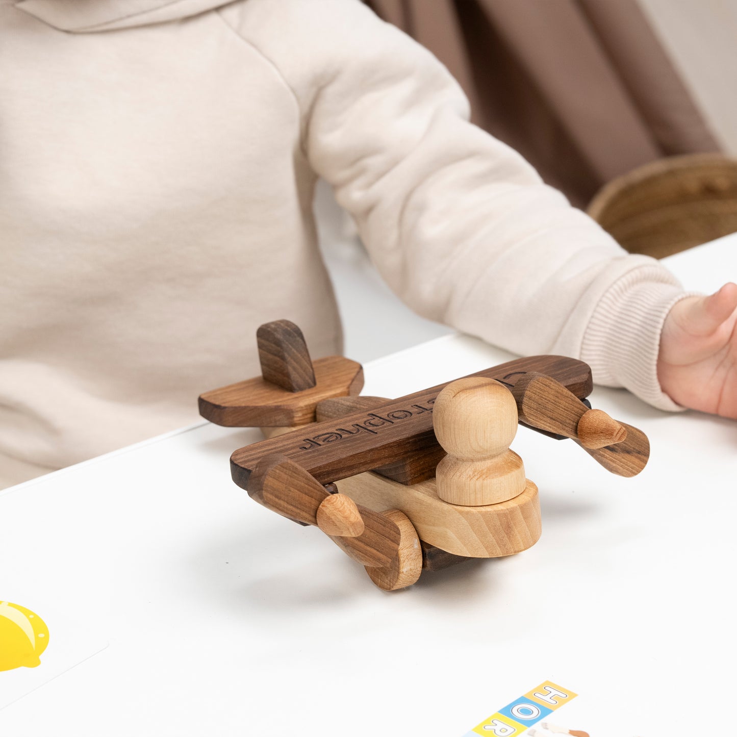 Wooden Airplane. Personalized Toys