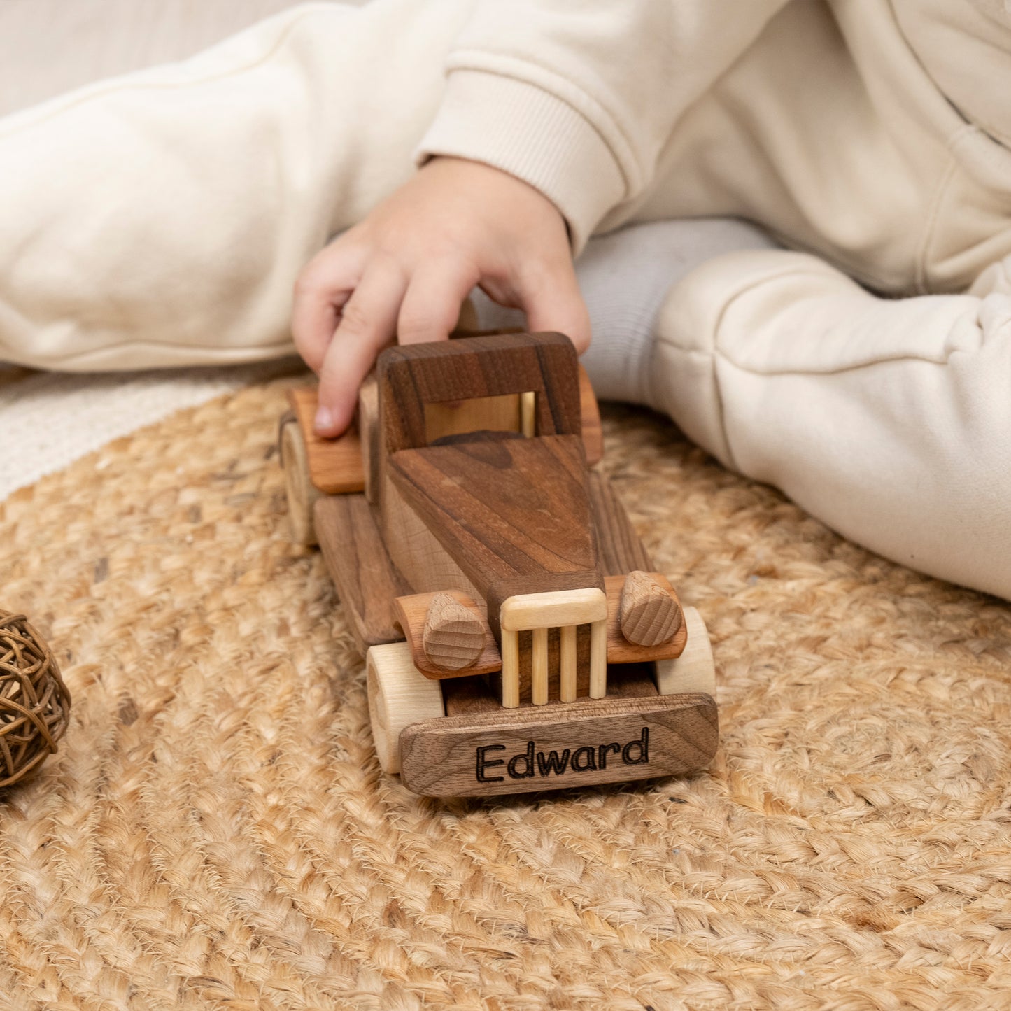 Personalized Retro Car / Wood Car Toy