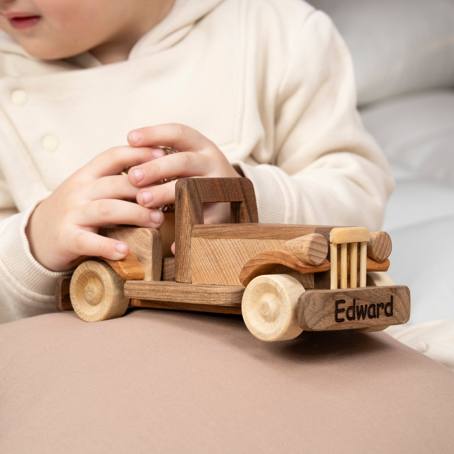 Personalized Retro Car / Wood Car Toy