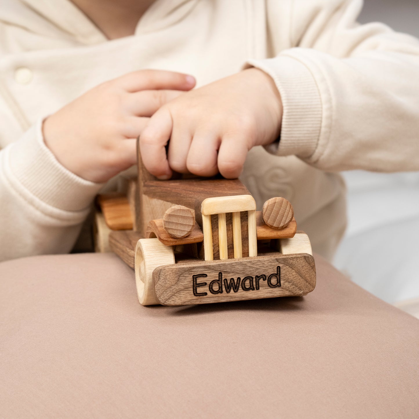 Personalized Retro Car / Wood Car Toy
