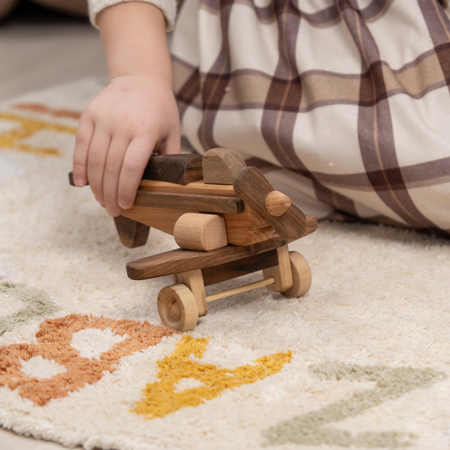 Handmade Airplane Toy for Toddlers