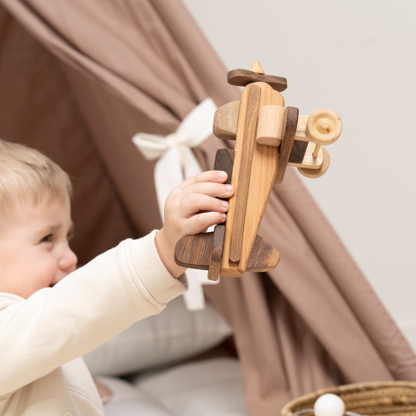 Handmade Airplane Toy for Toddlers