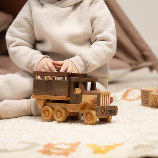 Wooden Truck Toy, Personalized Wood Toy Car / HANDMADE